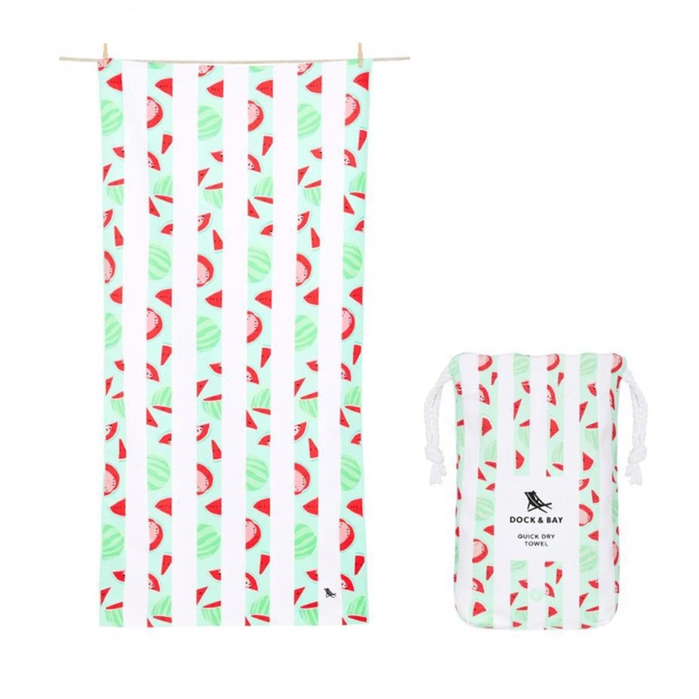 Dock and Bay Watermelon Beach Towel